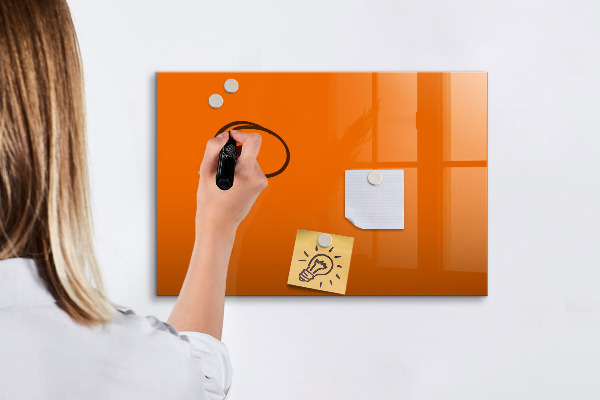 Magnetic dry erase board A creative way to present your photos