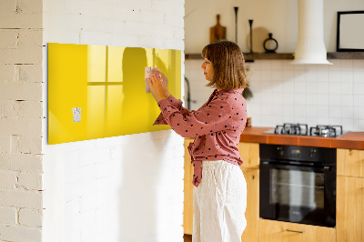 Magnetic dry erase board A colorful board for notes and photos