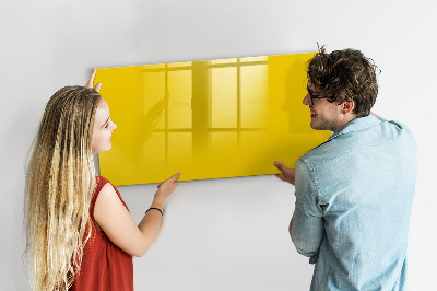 Magnetic dry erase board A colorful board for notes and photos
