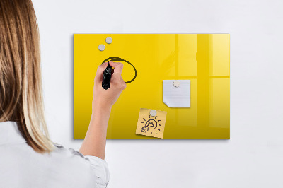 Magnetic dry erase board A colorful board for notes and photos