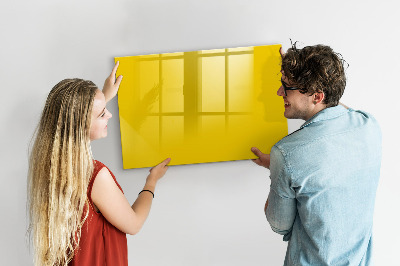 Magnetic dry erase board A colorful board for notes and photos