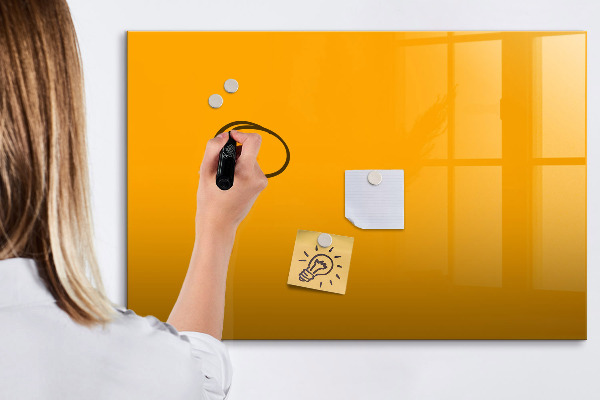 Dry erase board magnetic A colorful board for notes and photos