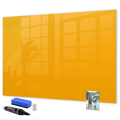Dry erase board magnetic A colorful board for notes and photos