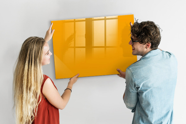 Dry erase board magnetic A colorful board for notes and photos