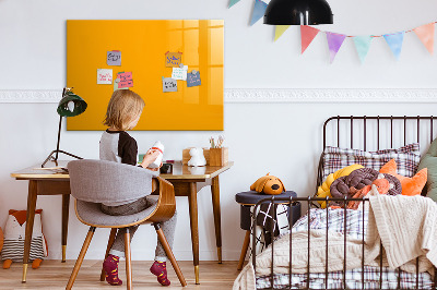 Dry erase board magnetic A colorful board for notes and photos