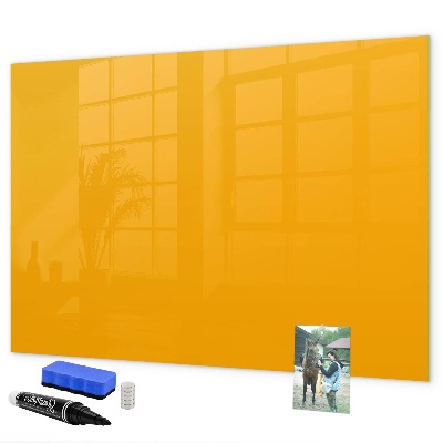 Dry erase board magnetic A colorful board for notes and photos