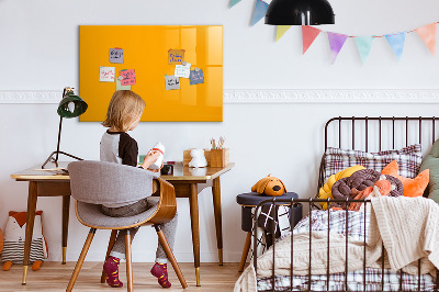 Dry erase board magnetic A colorful board for notes and photos