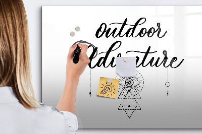 Dry erase board magnetic Outdoor adventures