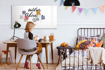 Dry erase board magnetic Outdoor adventures