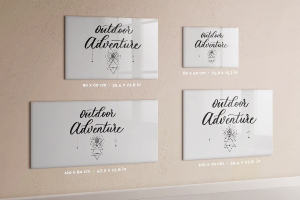 Dry erase board magnetic Outdoor adventures