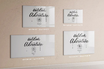 Dry erase board magnetic Outdoor adventures