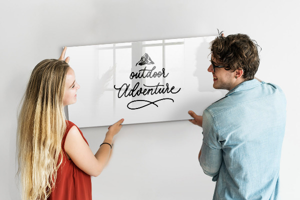 Dry erase board magnetic A board for creative notes and photos