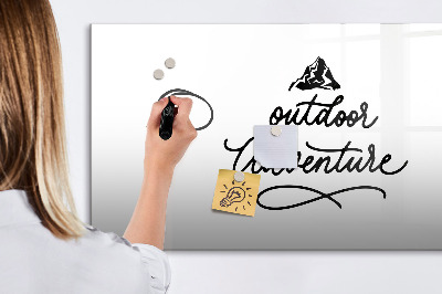 Dry erase board magnetic A board for creative notes and photos