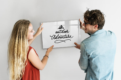 Dry erase board magnetic A board for creative notes and photos