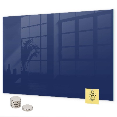 Magnetic wall board navy blue