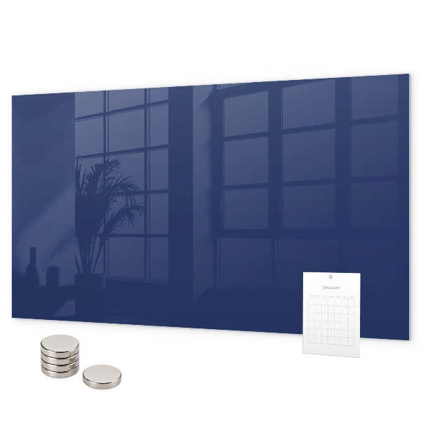 Magnetic wall board navy blue