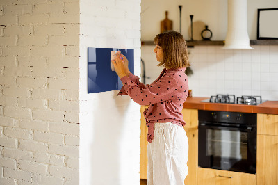 Magnetic wall board navy blue