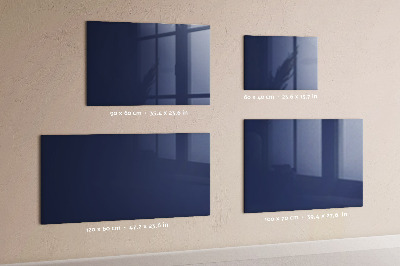 Magnetic wall board navy blue