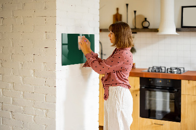 Magnetic board in bottle green