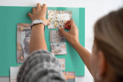 Magnetic board turquoise