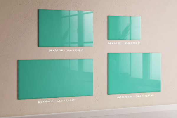 Magnetic board turquoise
