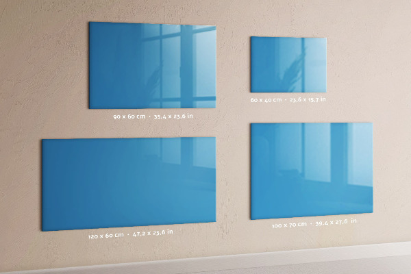 Magnetic board in blue