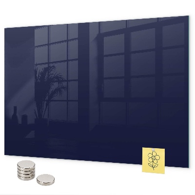 Magnetic board in dark navy blue