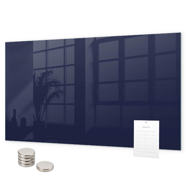 Magnetic board in dark navy blue