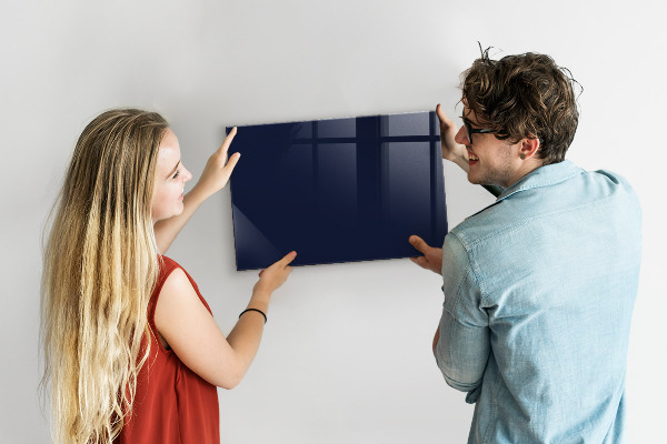 Magnetic board in dark navy blue