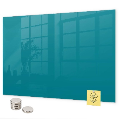 Magnetic board in sea color