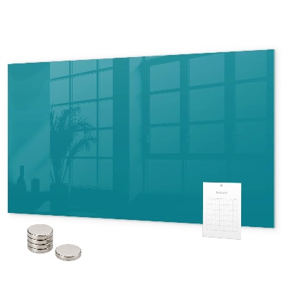 Magnetic board in sea color