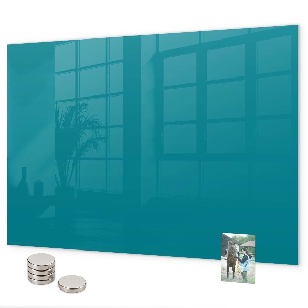 Magnetic board in sea color