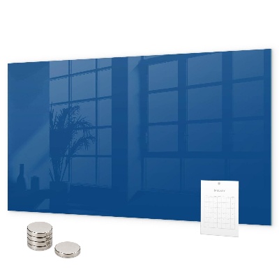 Magnetic wall board blue