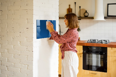 Magnetic wall board blue
