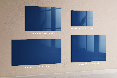 Magnetic wall board blue