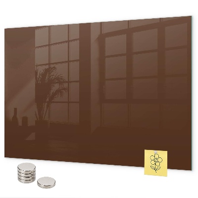 Magnetic board brown