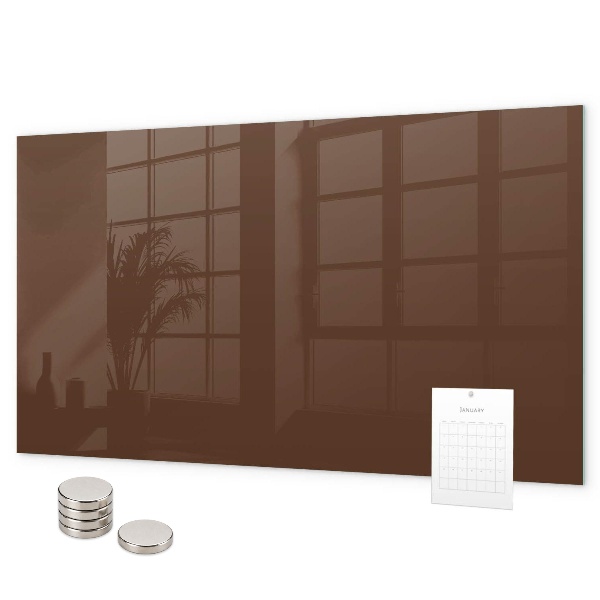 Magnetic board brown