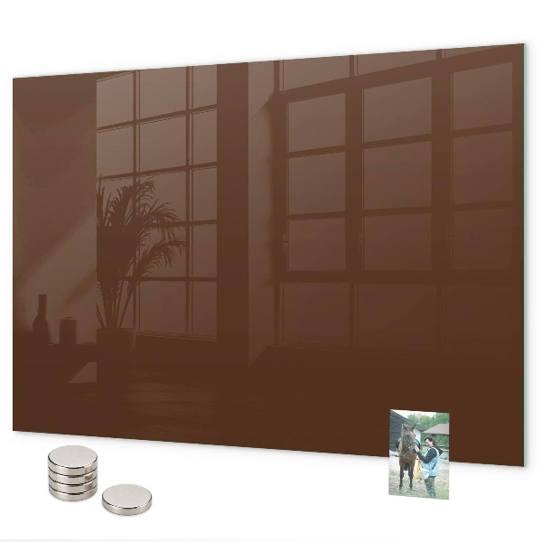 Magnetic board brown