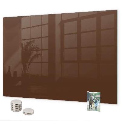 Magnetic board brown