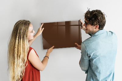 Magnetic board brown