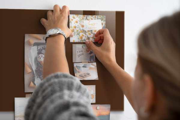 Magnetic board brown