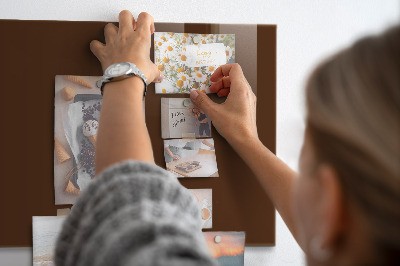 Magnetic board brown