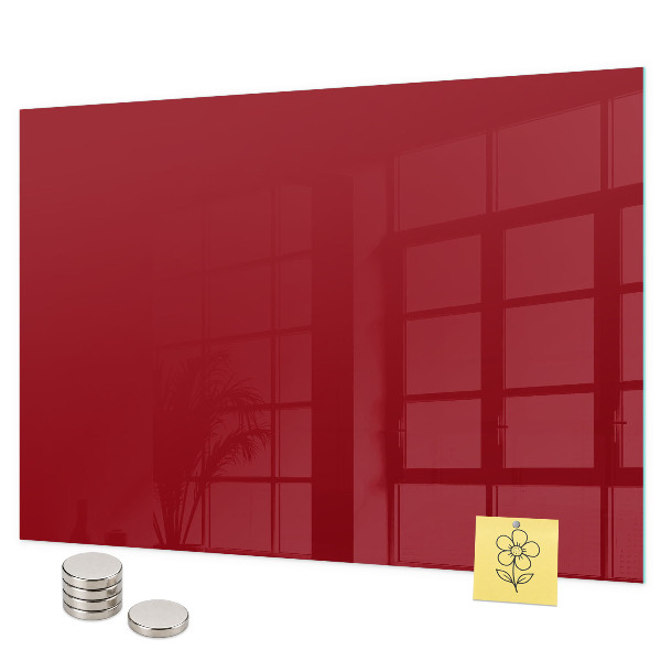 Magnetic board in red