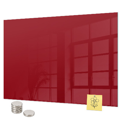 Magnetic board in red