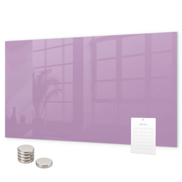 Magnetic board in lilac