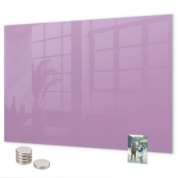 Magnetic board in lilac