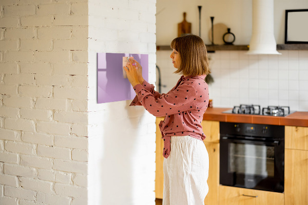 Magnetic board in lilac