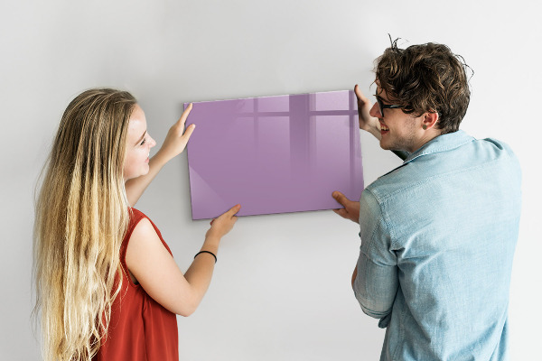 Magnetic board in lilac