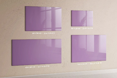 Magnetic board in lilac