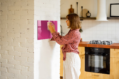 Magnetic board in intense pink